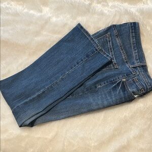 Classic Blue Denim Bootcut Jeans